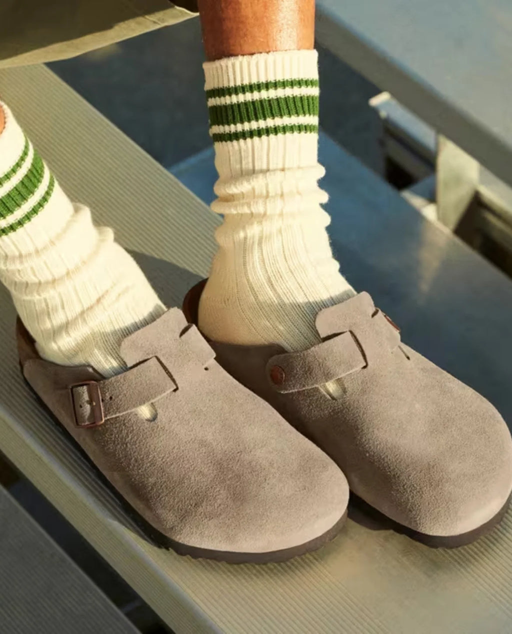 Riva Suede Clogs
