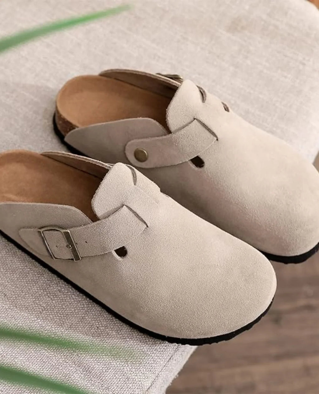 Riva Suede Clogs