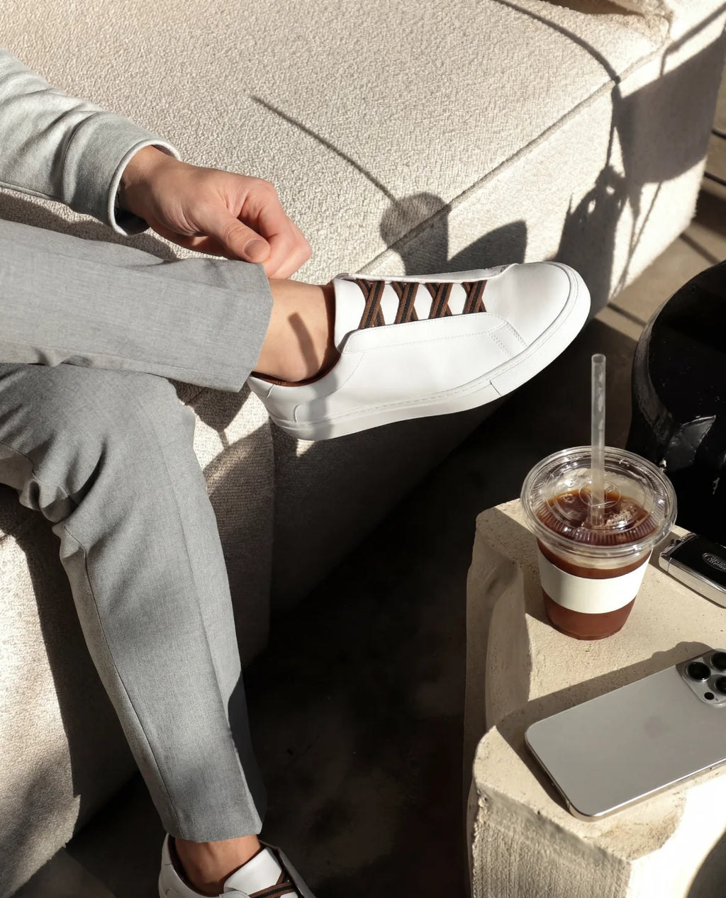 Arveilo Leather Sneakers