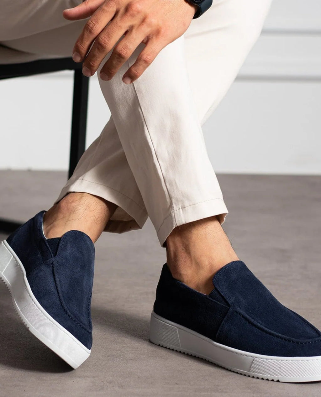 Benidom Suede Slip Ons