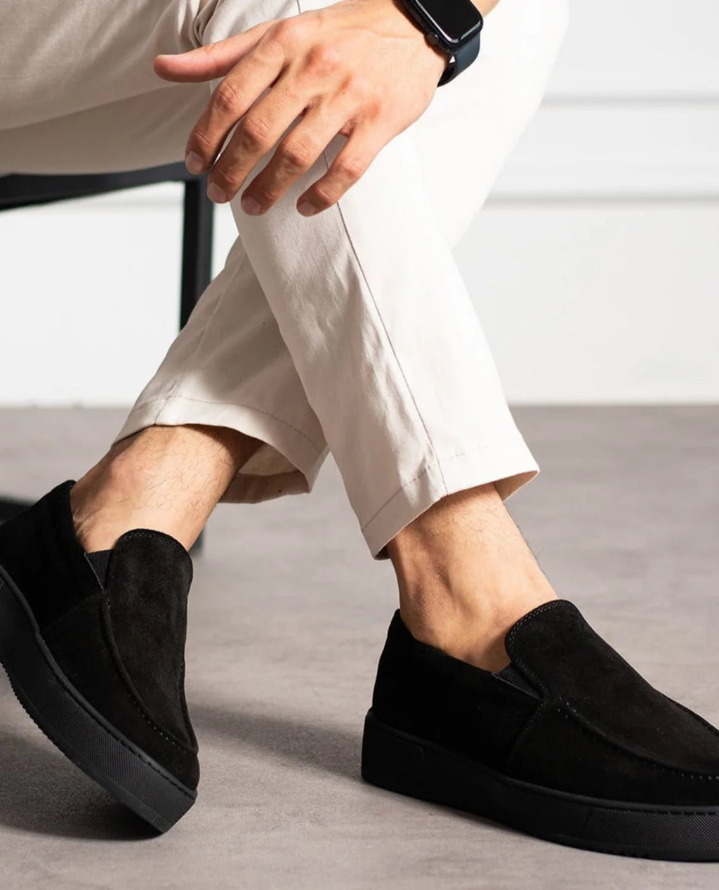 Benidom Suede Slip Ons
